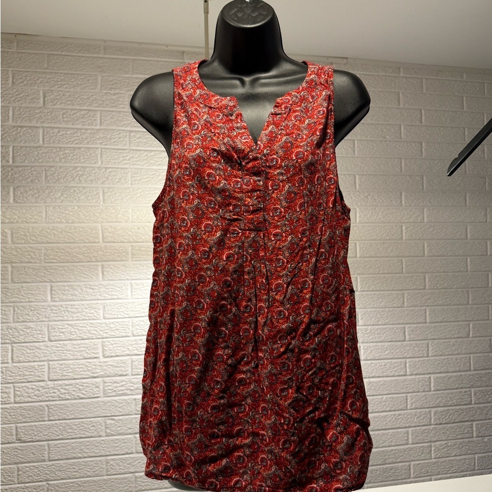 Ava Christine Red‎ Floral Blouse